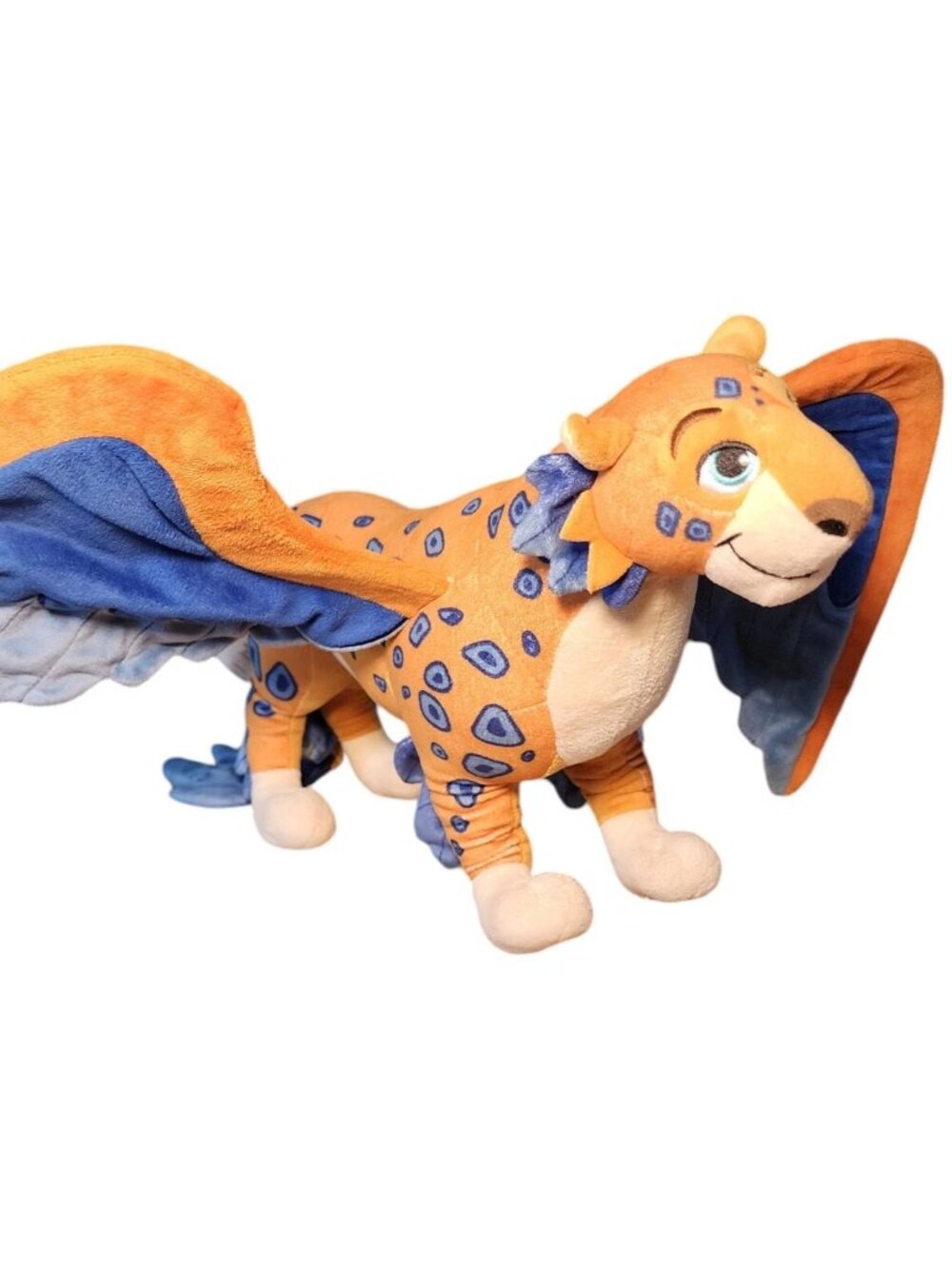 Disney Store Plush ELENA OF AVALOR Skylar Jaquin Plush 28" Winged Flying Jaguar